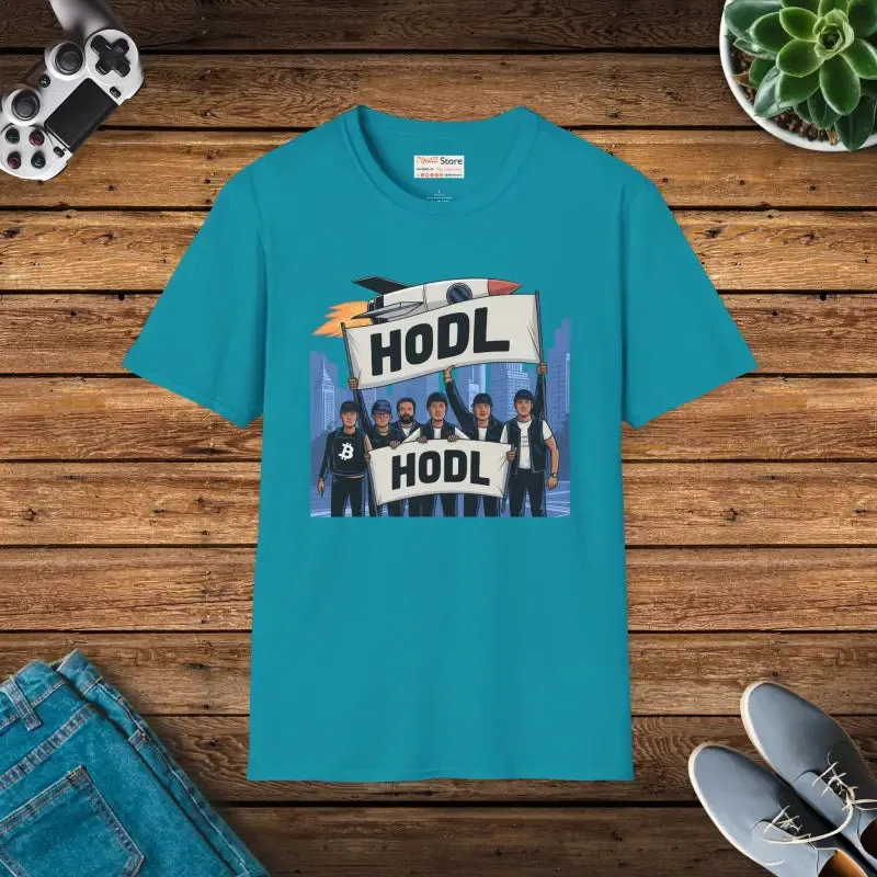 Hodl Gang Rocket Unisex Tee Launches your Style