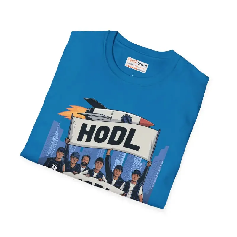 Hodl Gang Rocket Unisex Tee Launches your Style
