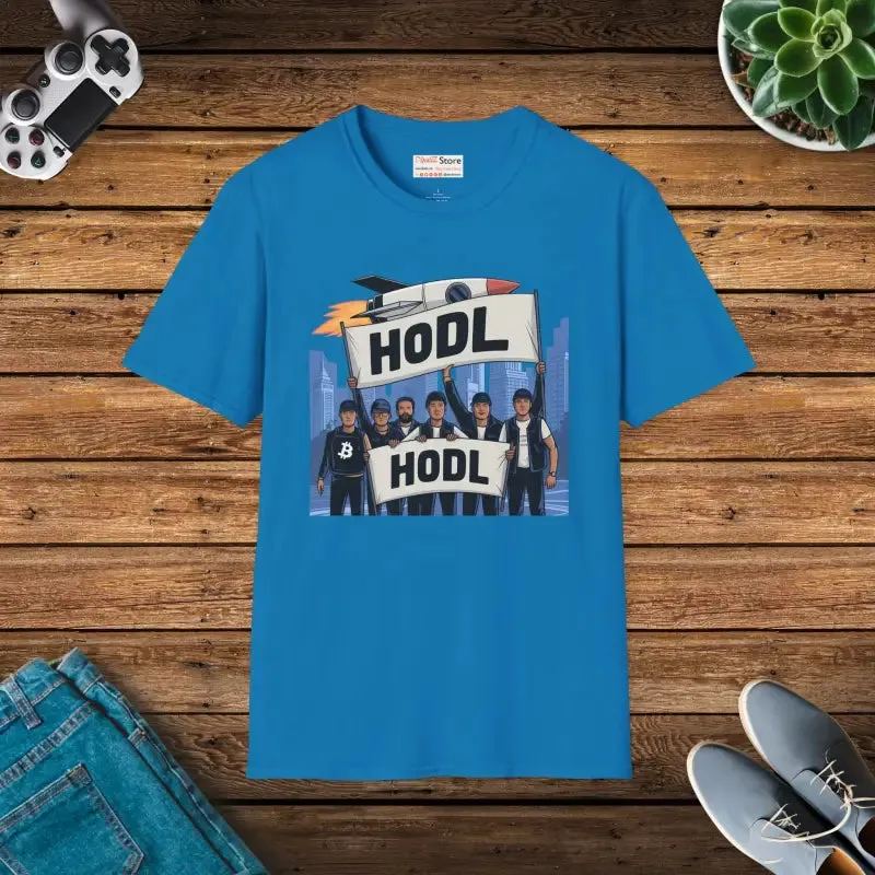 Hodl Gang Rocket Unisex Tee Launches your Style