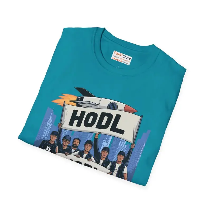 Hodl Gang Rocket Unisex Tee Launches your Style