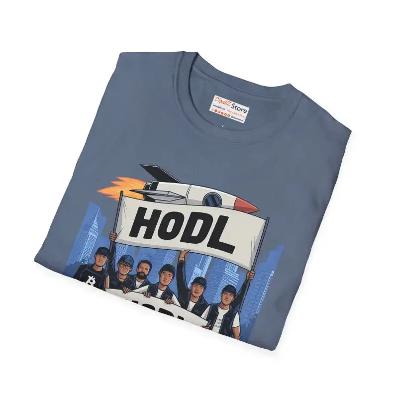 Hodl Gang Rocket Unisex Tee Launches your Style