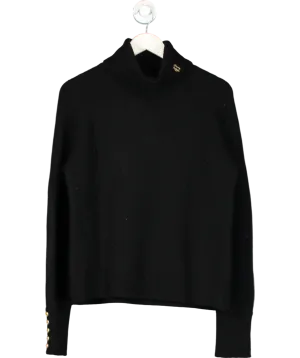 Holland Cooper Black Tori Knit Jumper UK S