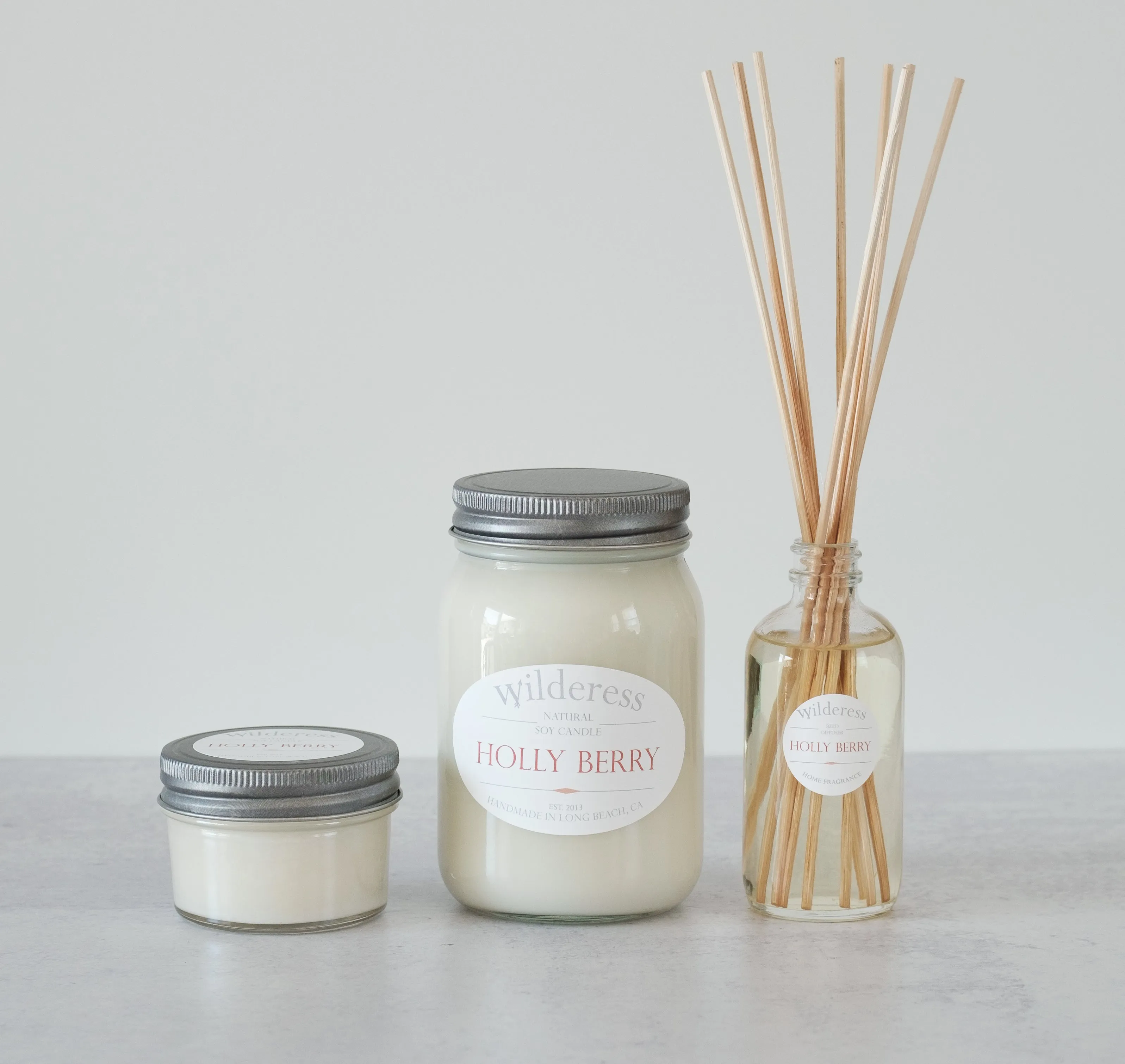 Holly Berry Soy Candle