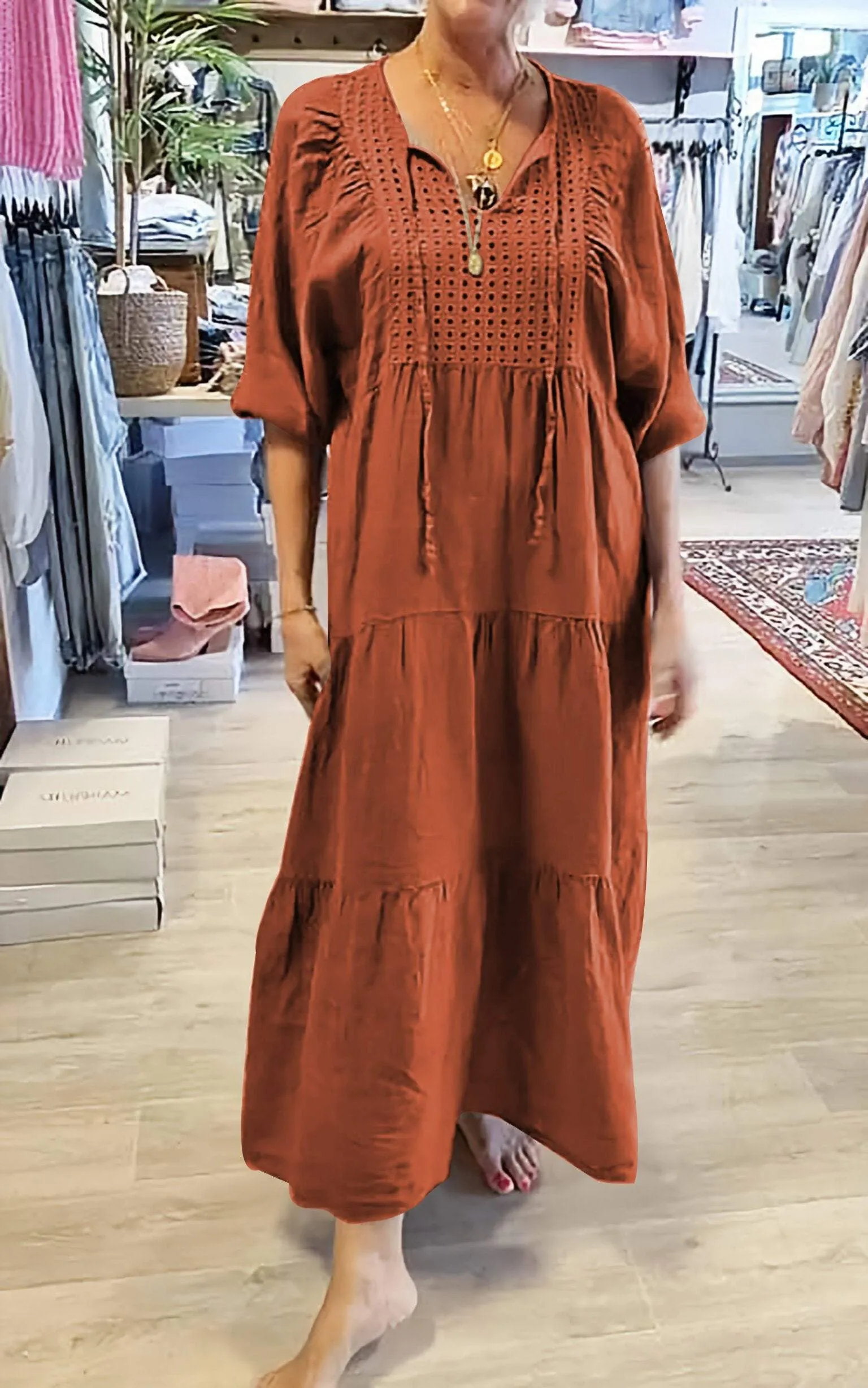 Isabella – Vibrant Comfort Women’s Loose Dress