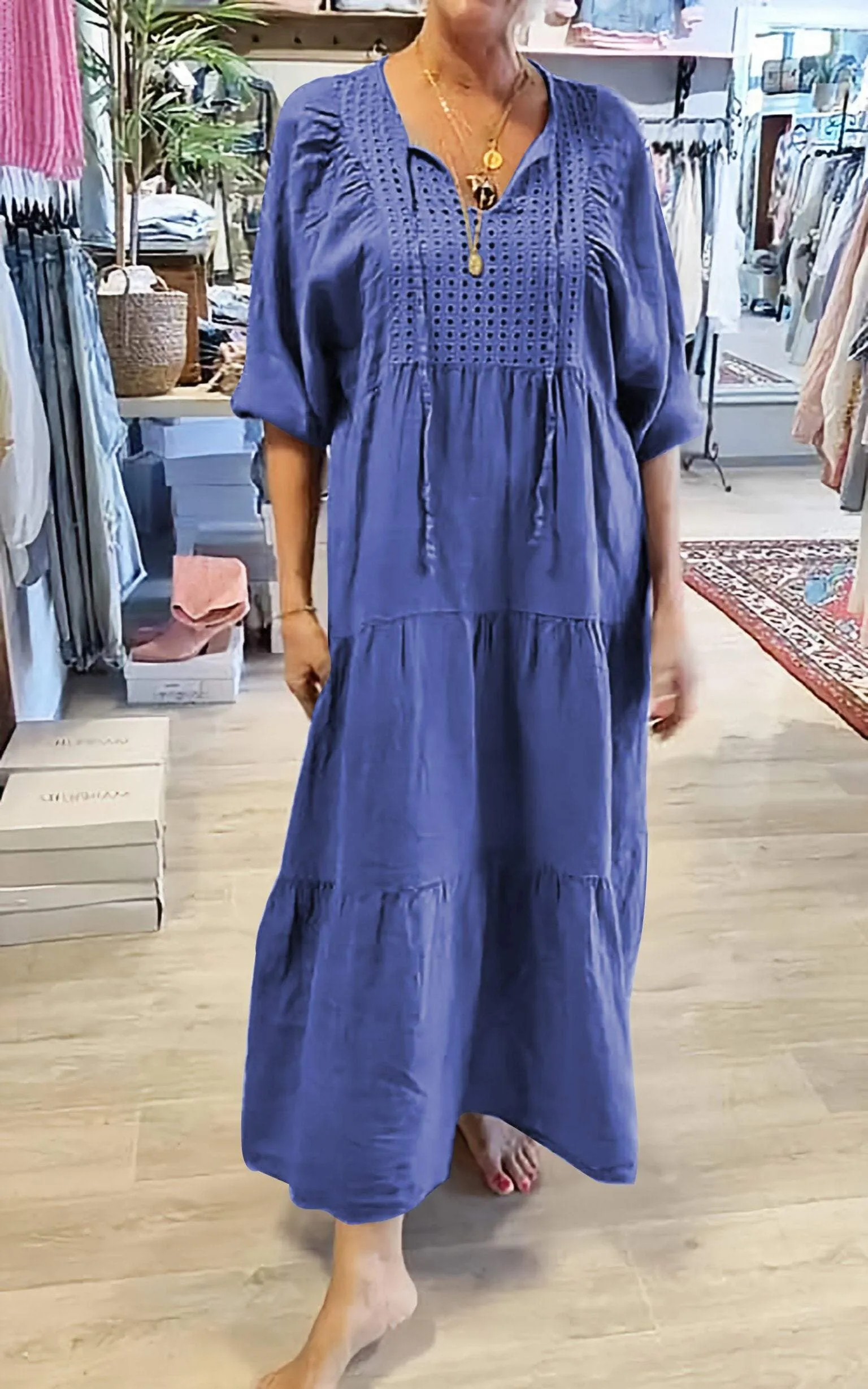 Isabella – Vibrant Comfort Women’s Loose Dress