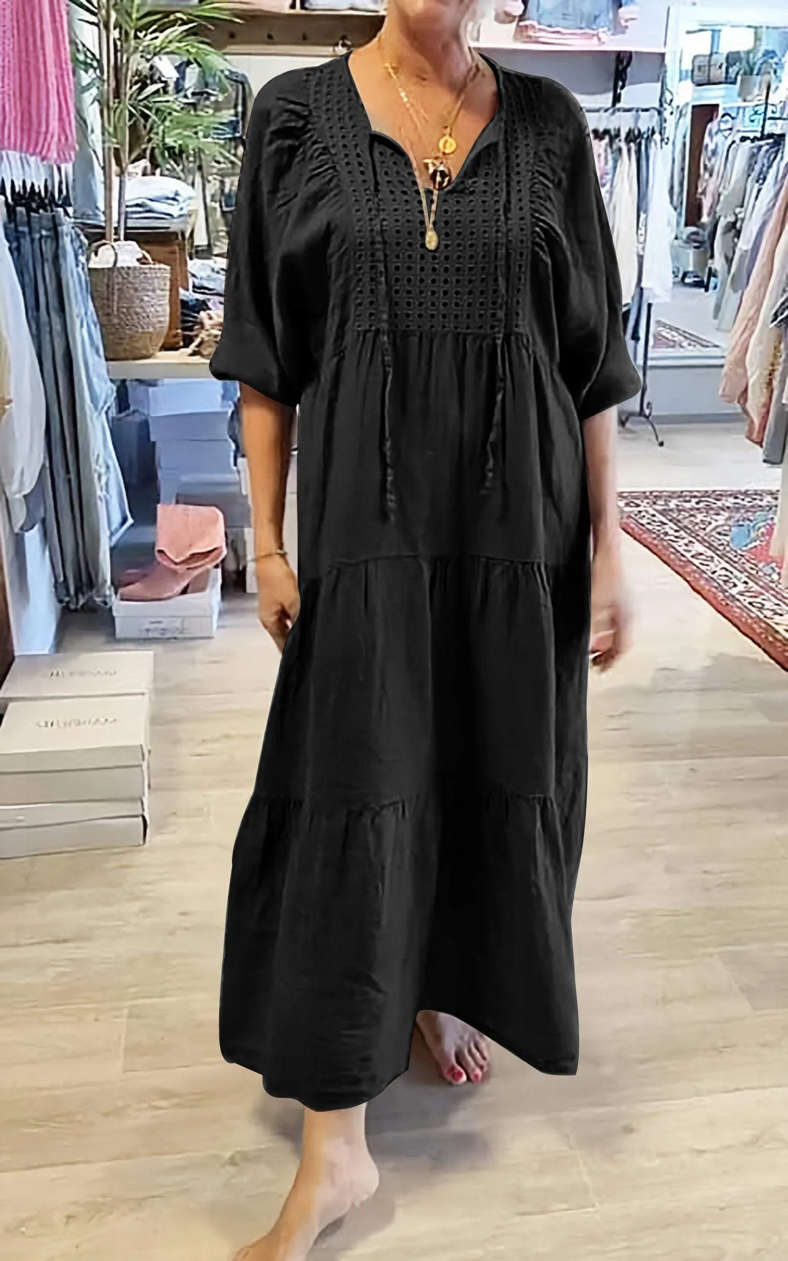 Isabella – Vibrant Comfort Women’s Loose Dress