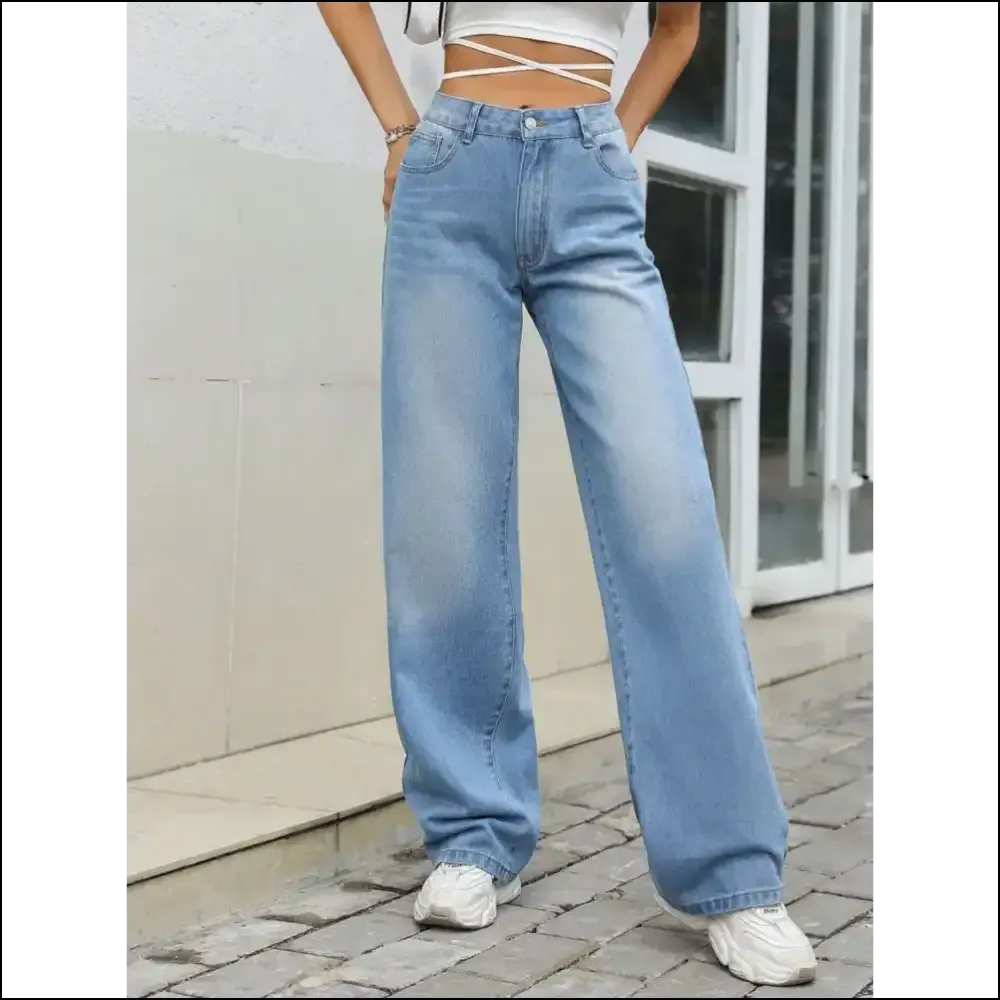 Jeans so Wide, they Should Come with their Own Personal Space! 👖✨
