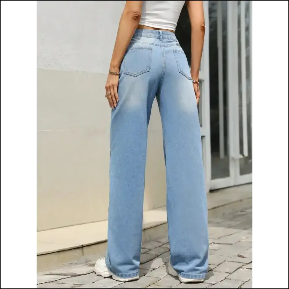 Jeans so Wide, they Should Come with their Own Personal Space! 👖✨