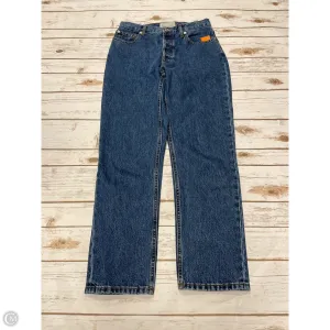 Jeans Straight By Everlane In Blue Denim, Size: 4