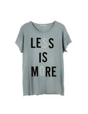 Junk Food Less is More Womens T-Shirt