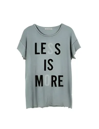 Junk Food Less is More Womens T-Shirt