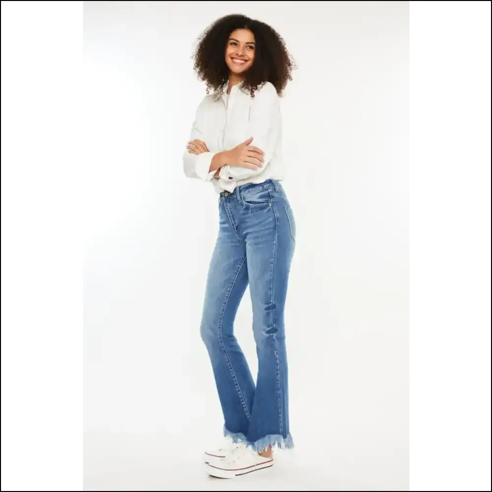 Kancan High Rise Frayed Hem Jeans: Unleash your Inner Fashion Disaster! 😂👖