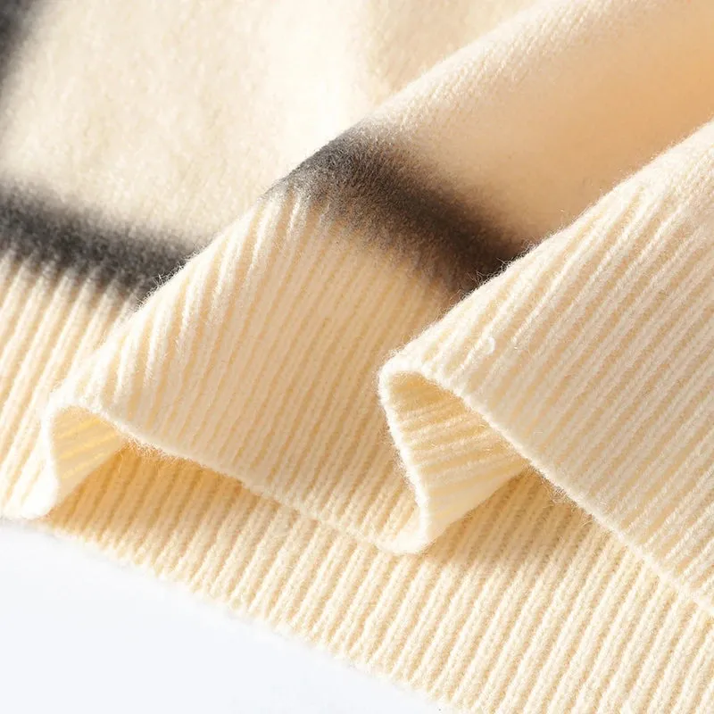 Keep Warm Pull Homme 2024 New Fall Winter Soft Cashmere Sweater Men Top Grade Luxury Mens Sweaters Casual Loose Pullover Men