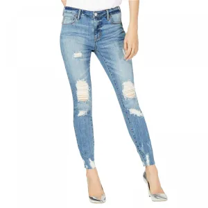 Kendall   Kylie The Ultra Babe Perfect Ripped Mid-Rise Jeans
