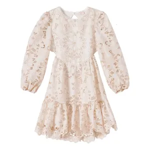 Kiera Embroidered Dress - Ivory