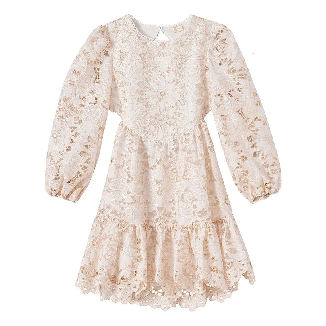 Kiera Embroidered Dress - Ivory