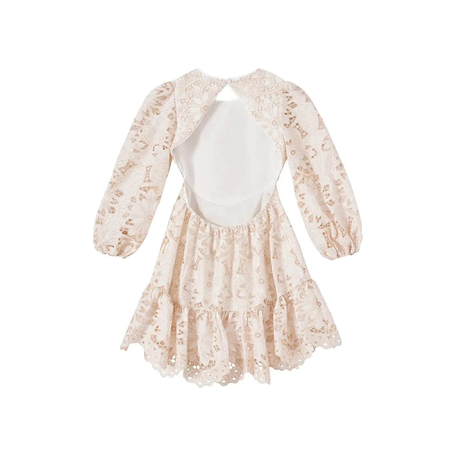 Kiera Embroidered Dress - Ivory