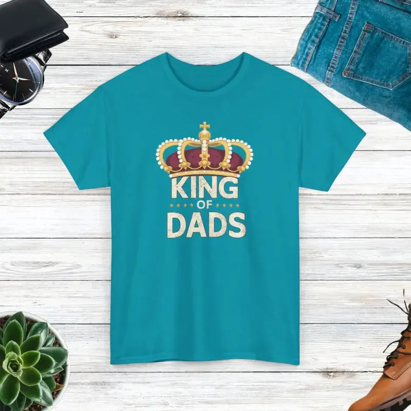 King of Dads Heavy Cotton Tee Stylish Comfort
