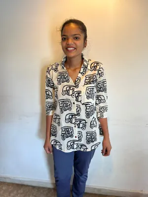 Klingaru Women Shirt - Off White Auto - PREORDER