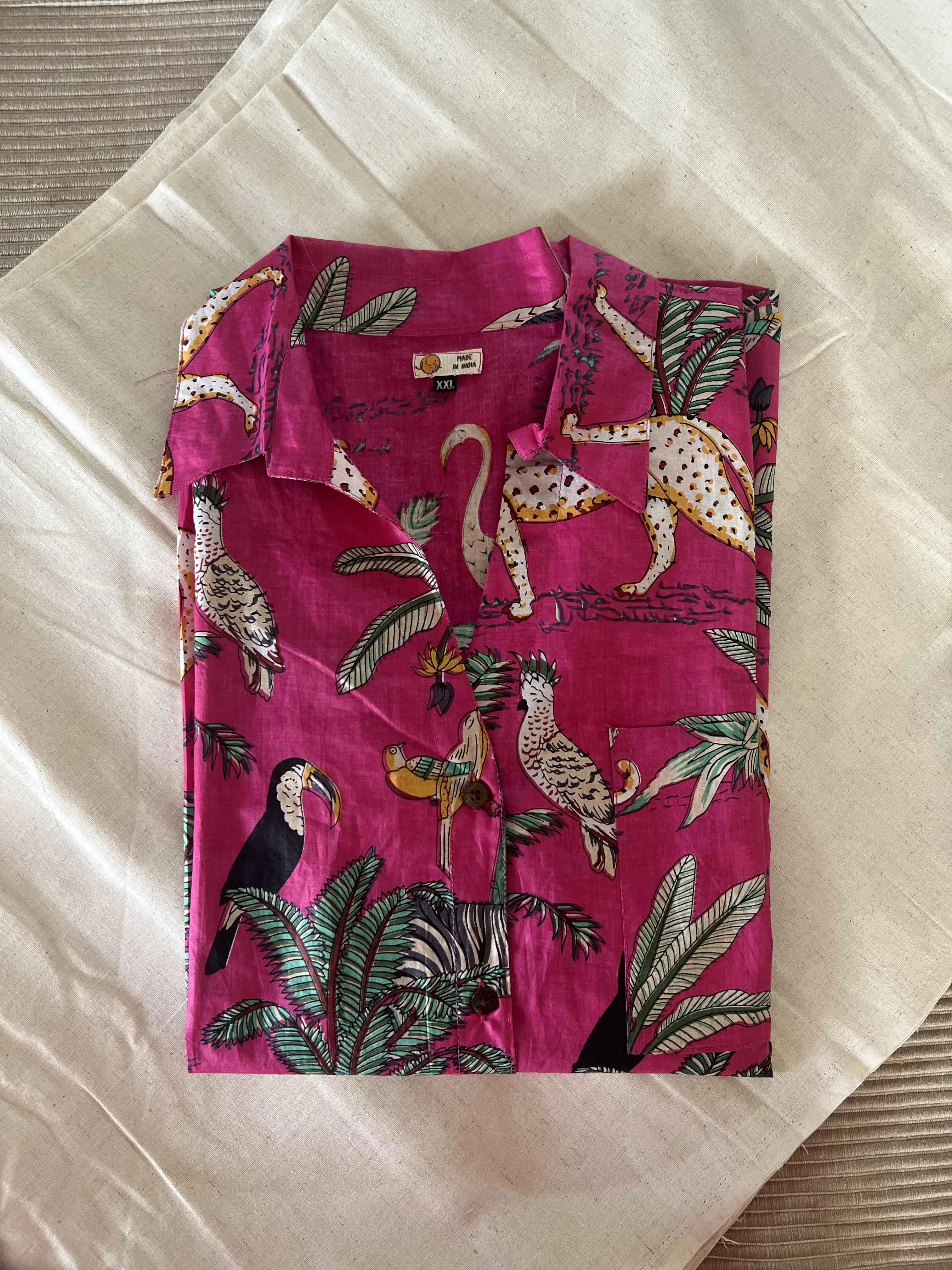 Klingaru Women Shirt - Pink Jungle- PREORDER