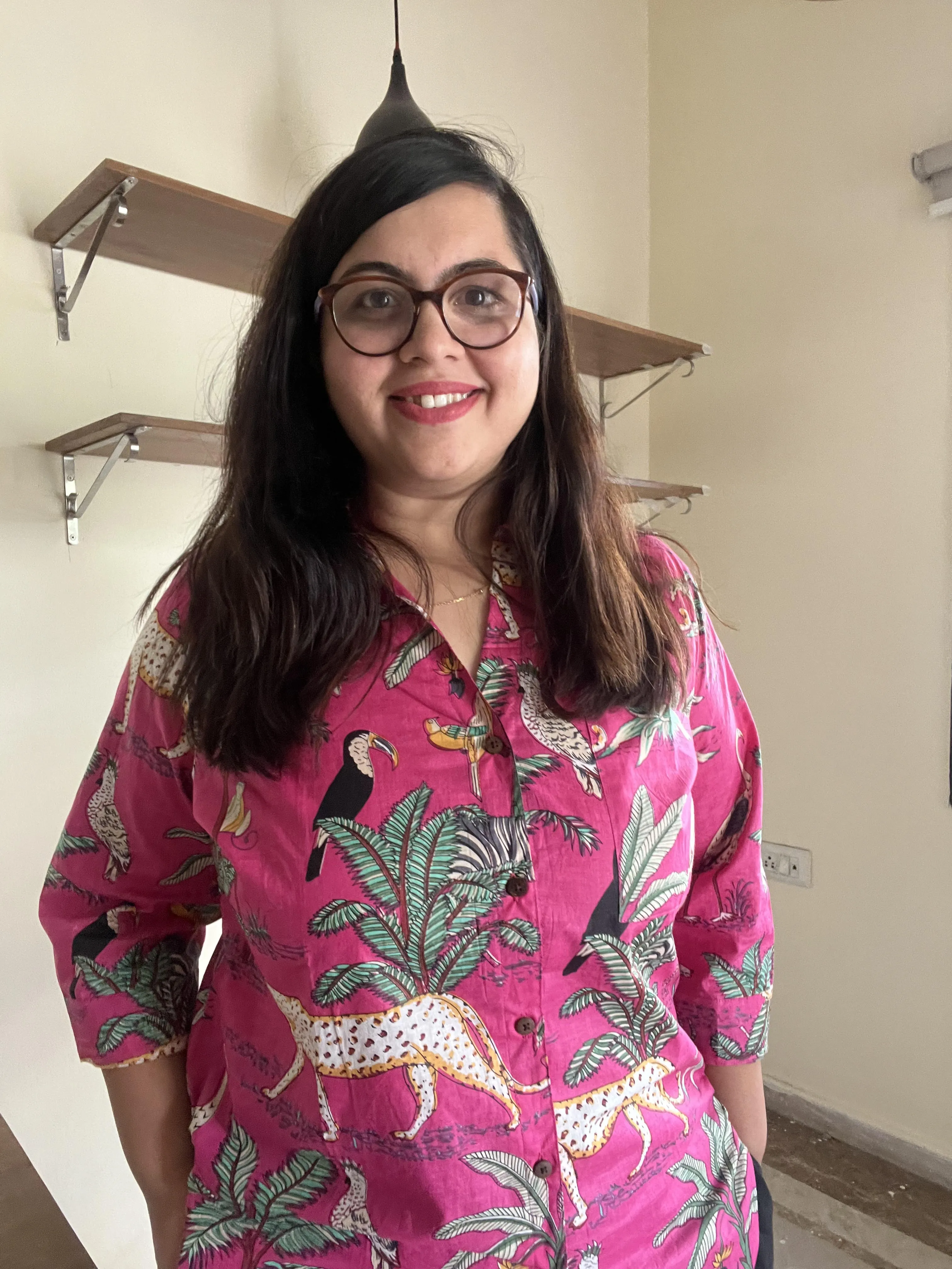 Klingaru Women Shirt - Pink Jungle- PREORDER