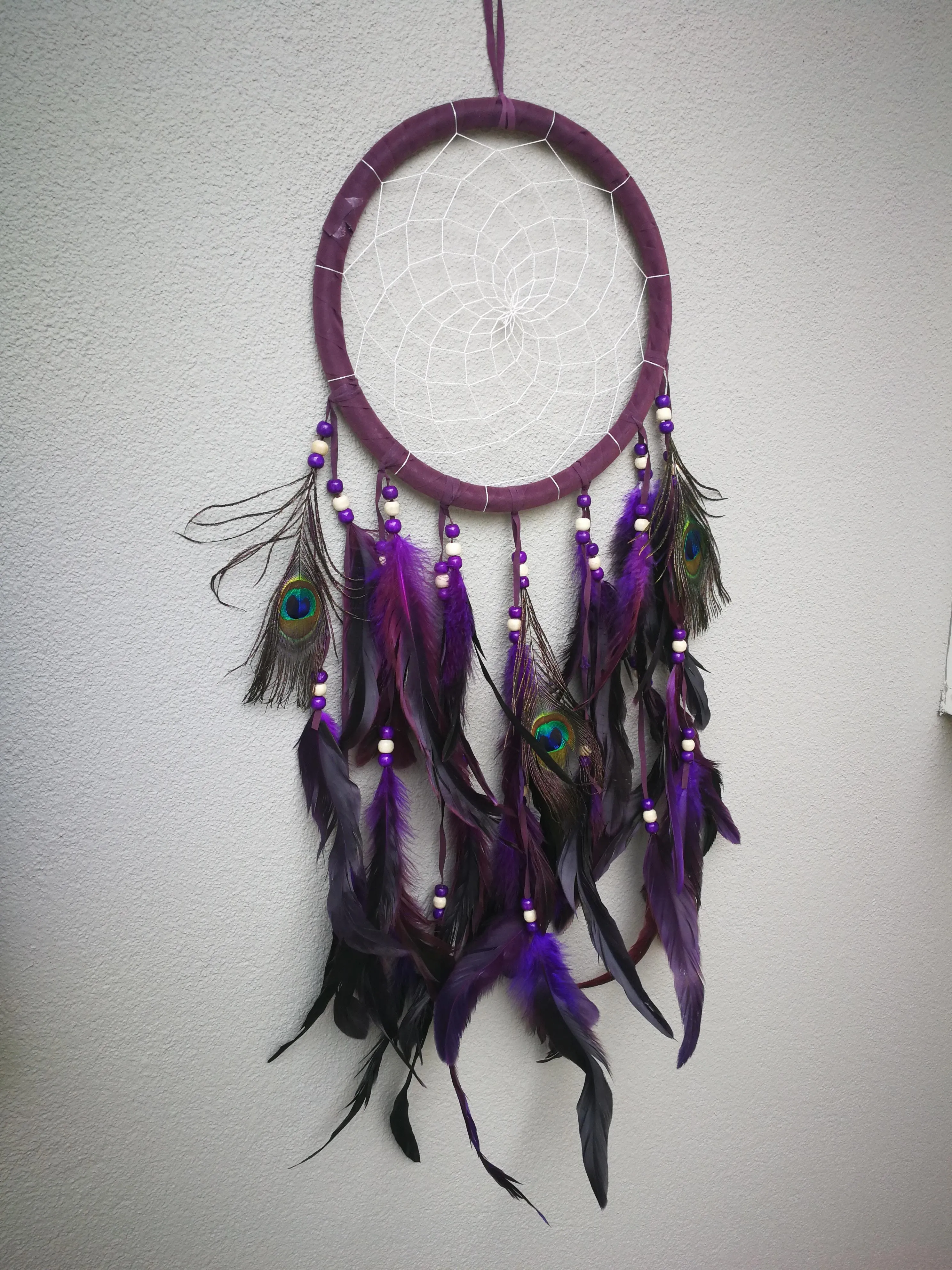 Large dreamcatcher "Zonta" - Purple