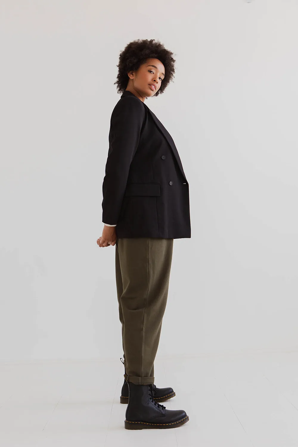 Laura 100% Organic Cotton Jumpsuit - Olive