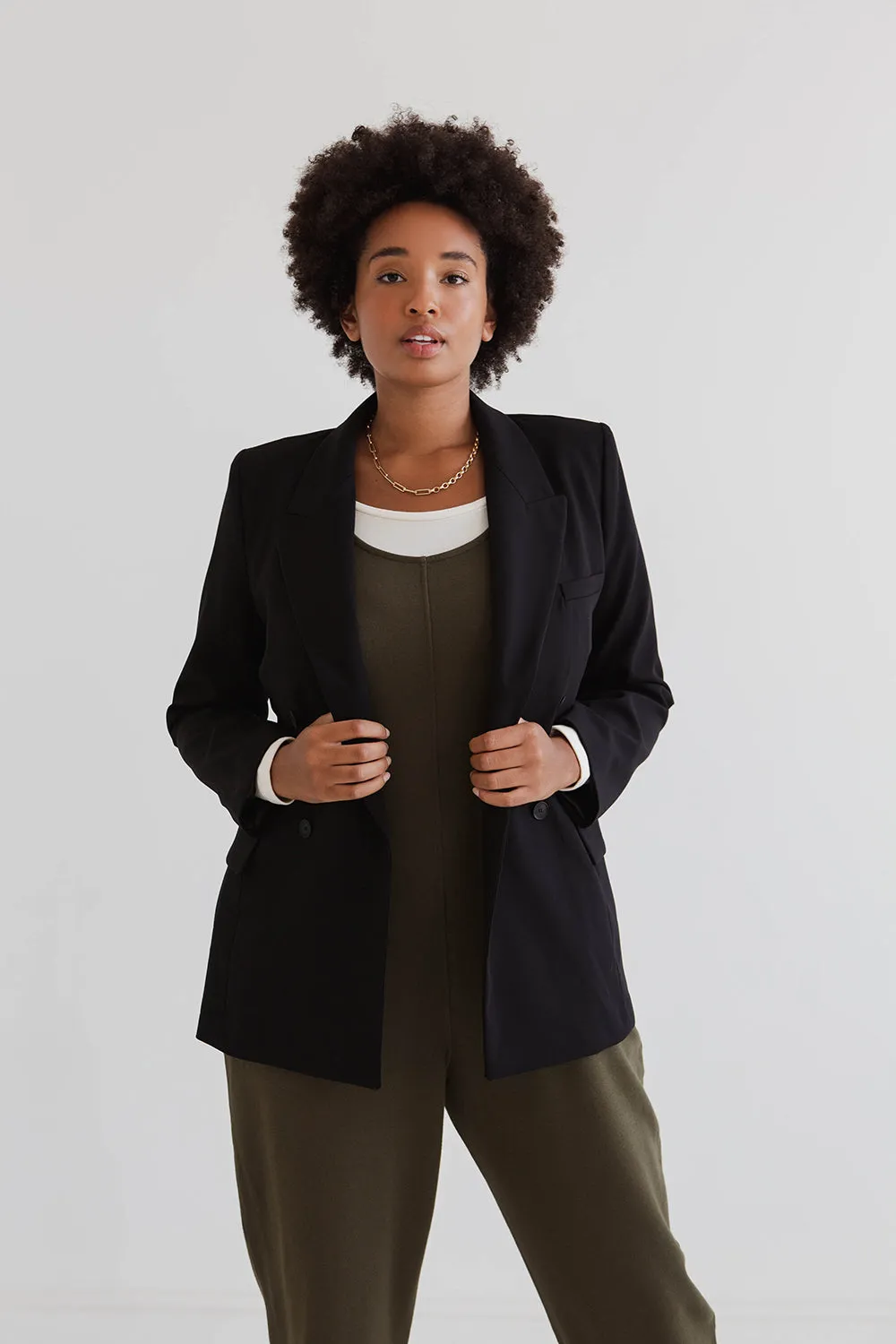 Laura 100% Organic Cotton Jumpsuit - Olive