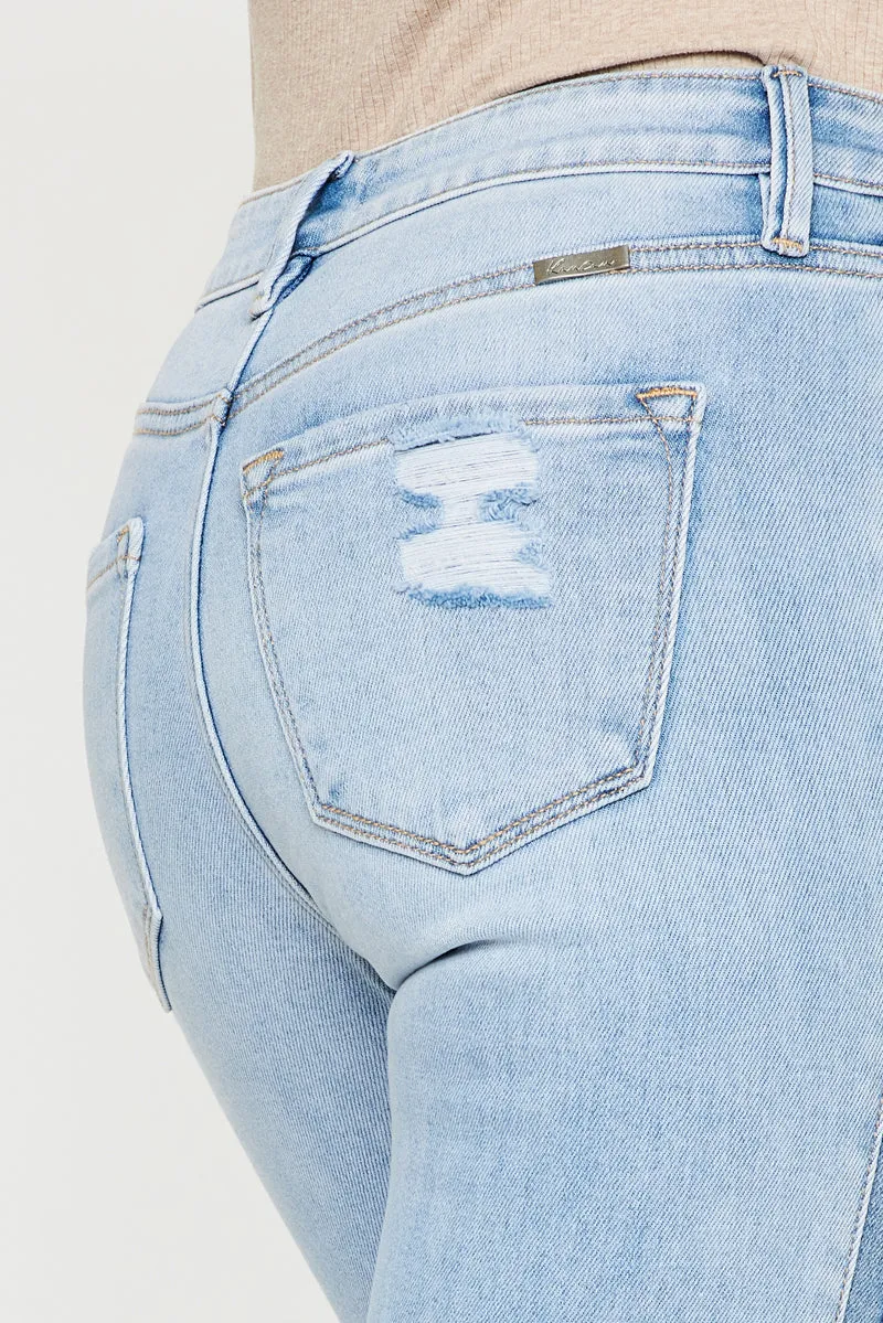 Layla High Rise Ankle Skinny Jeans