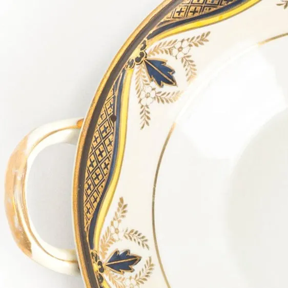 Lemon Stripe Antique Dish