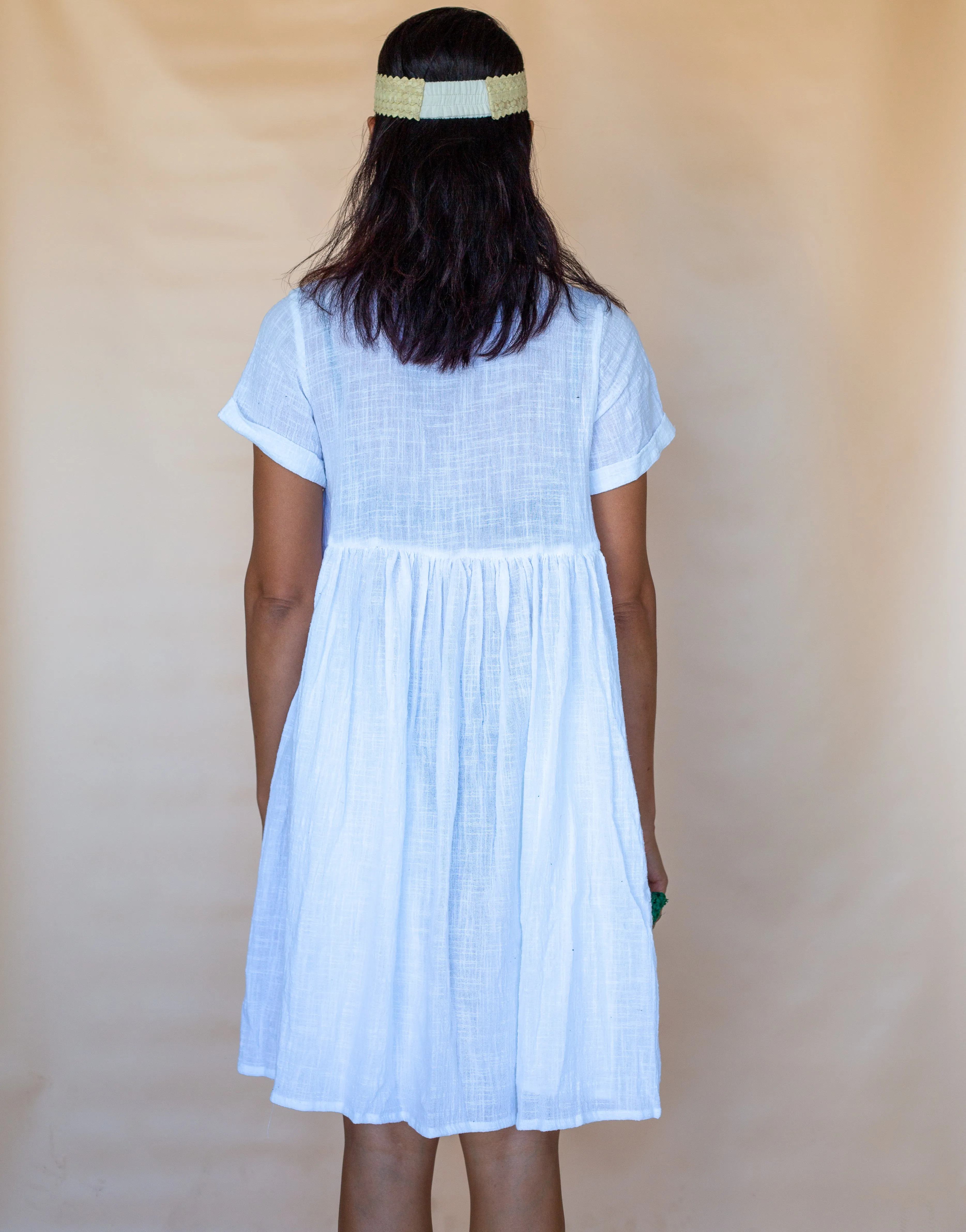 Lenny Dress - White