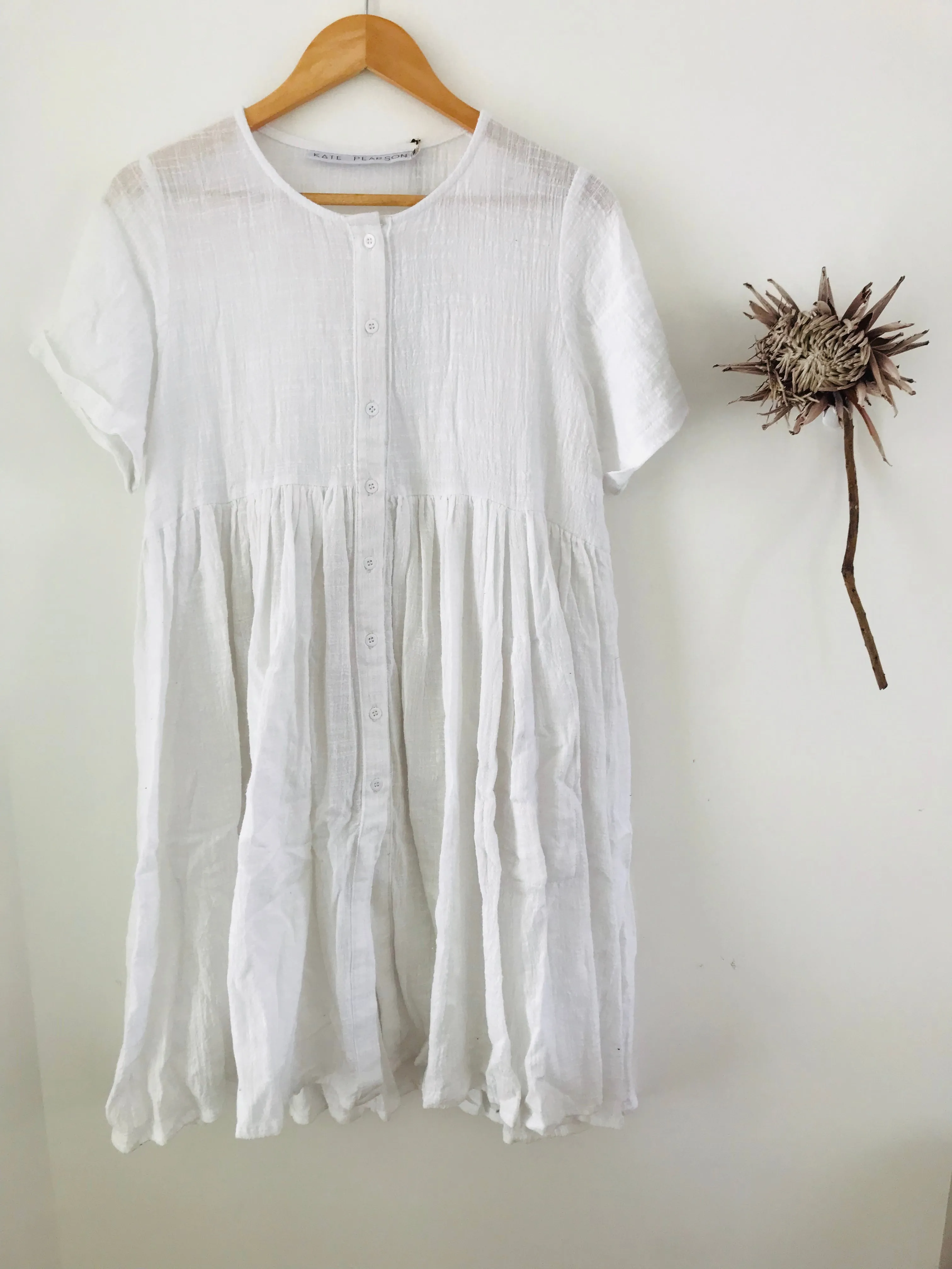 Lenny Dress - White