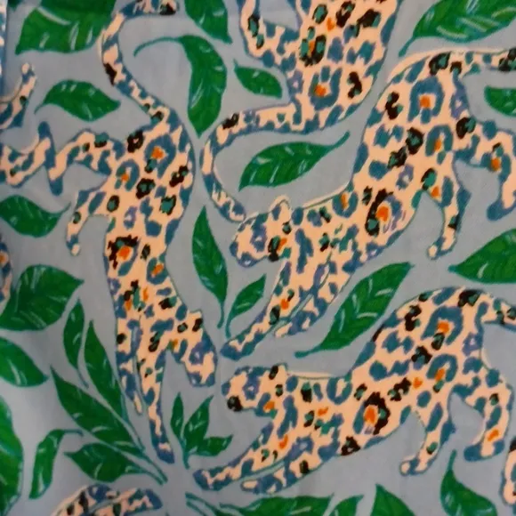 Lilly Pulitzer Robe - Sherona Robe Leapin Leopards XS/XXS