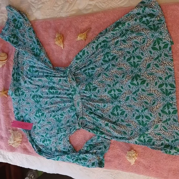 Lilly Pulitzer Robe - Sherona Robe Leapin Leopards XS/XXS