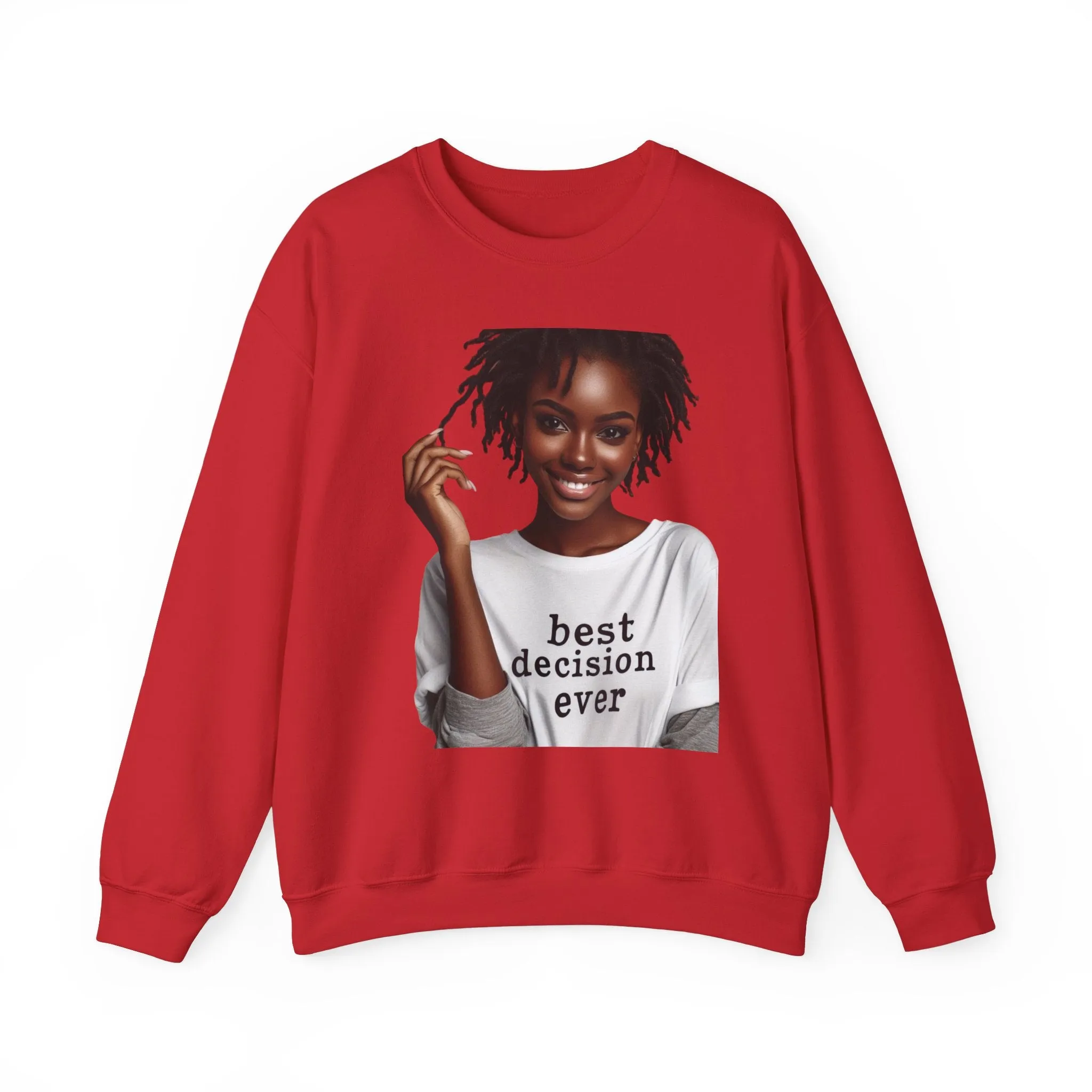 Loc Best Decision Ever Unisex Heavy Blend™ Crewneck Sweatshirt