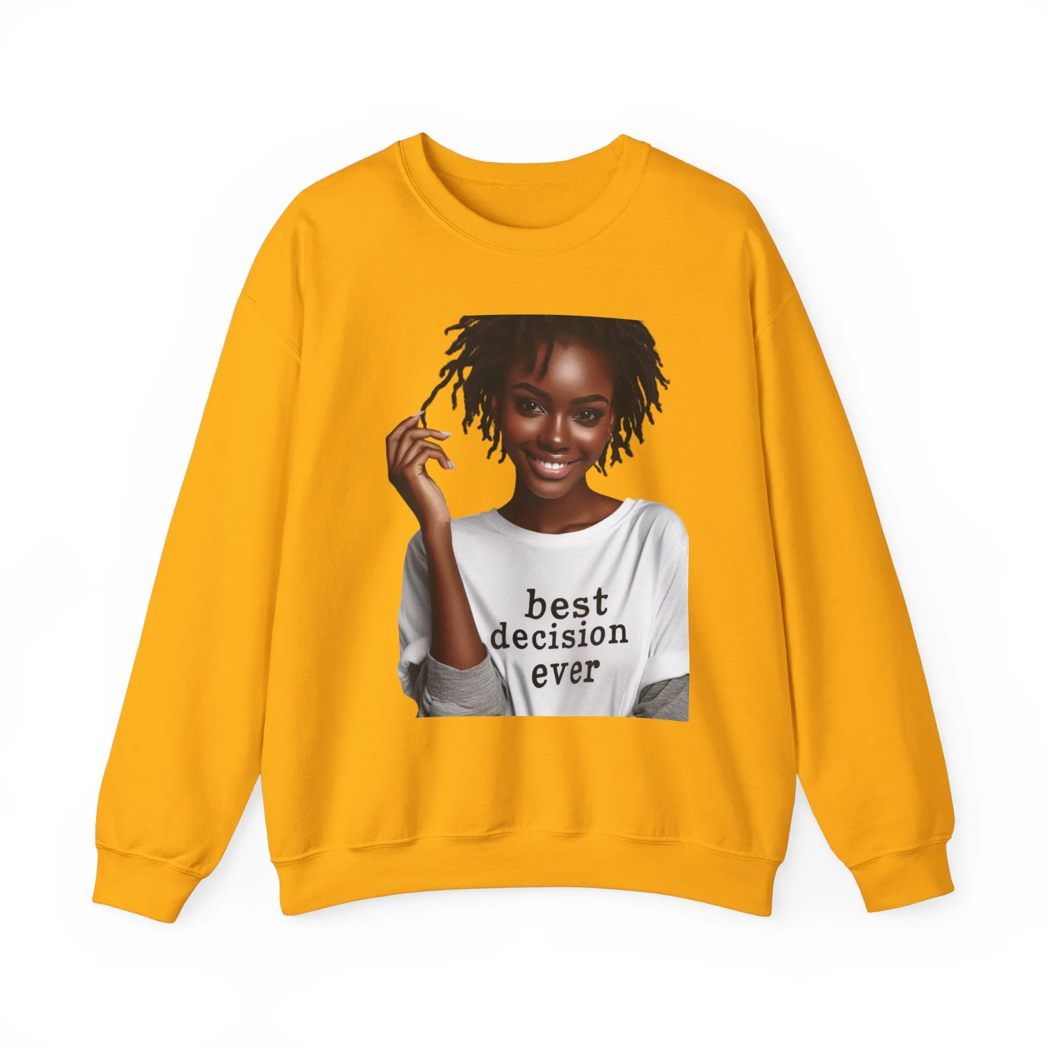 Loc Best Decision Ever Unisex Heavy Blend™ Crewneck Sweatshirt