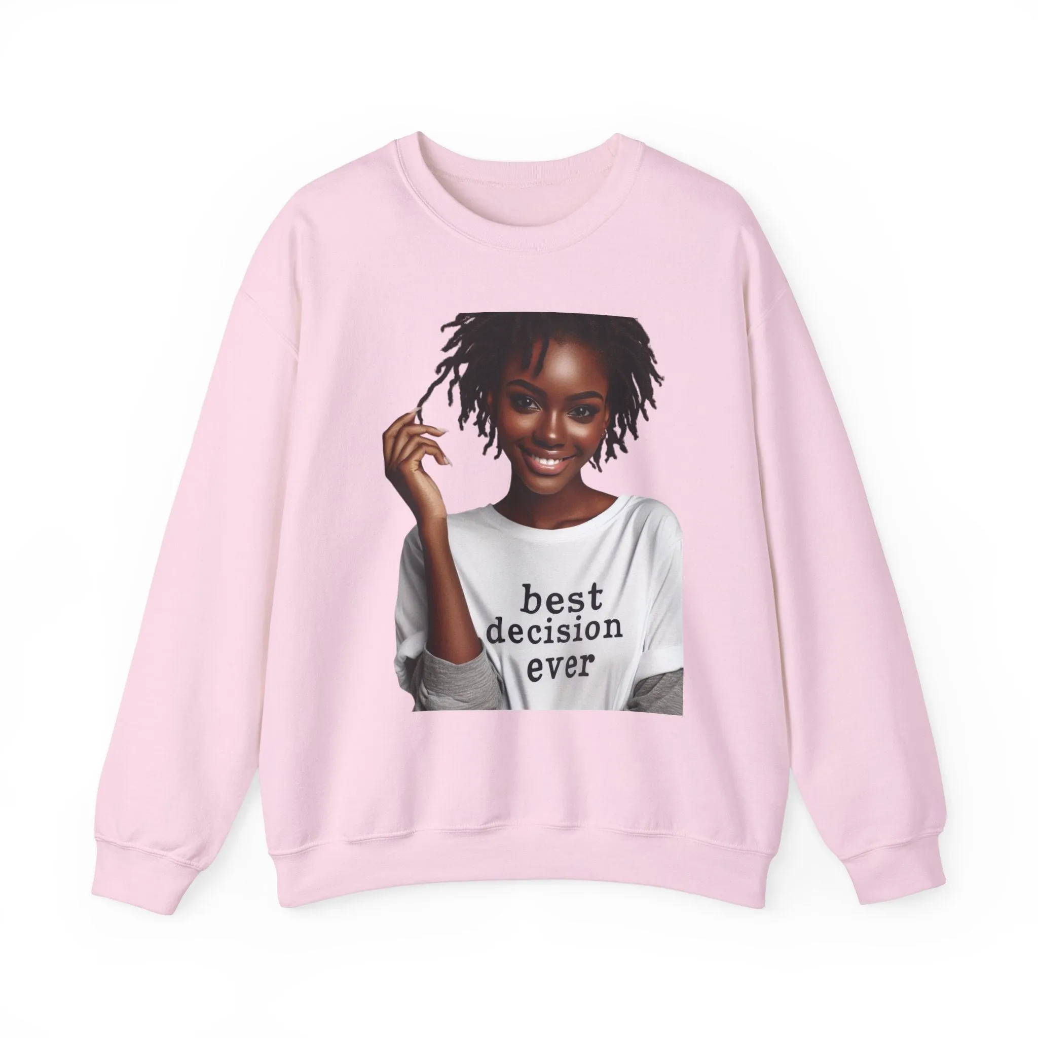 Loc Best Decision Ever Unisex Heavy Blend™ Crewneck Sweatshirt