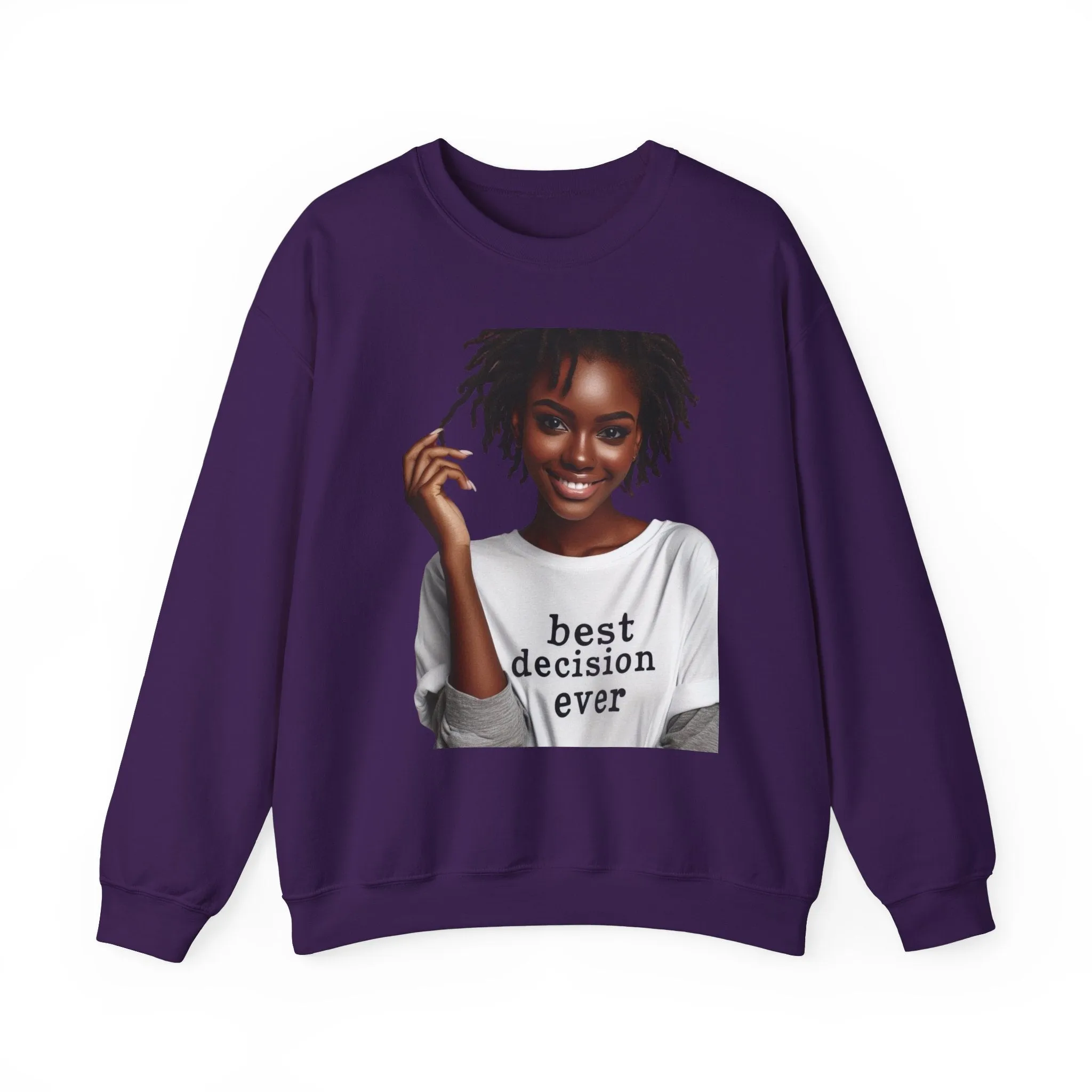 Loc Best Decision Ever Unisex Heavy Blend™ Crewneck Sweatshirt