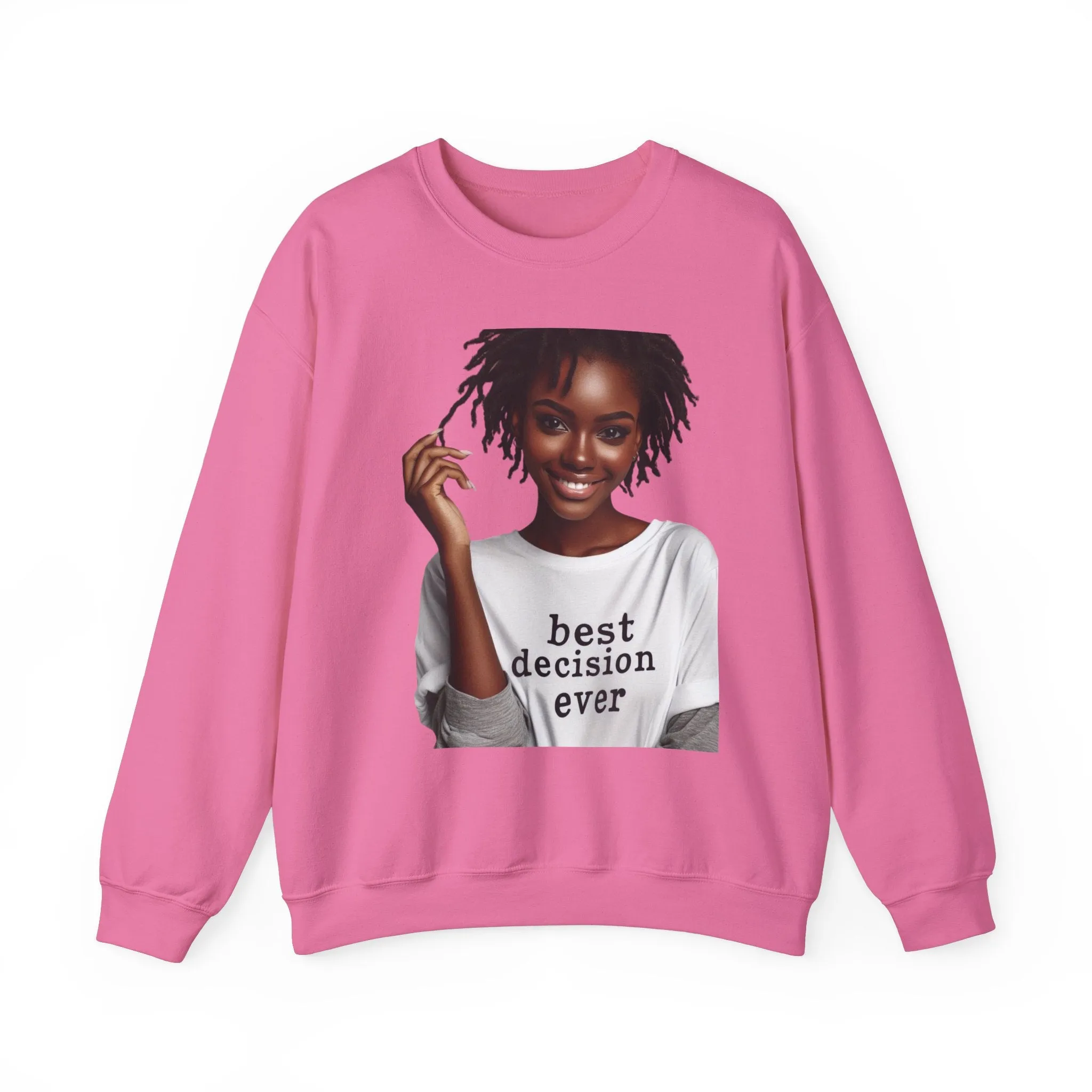 Loc Best Decision Ever Unisex Heavy Blend™ Crewneck Sweatshirt
