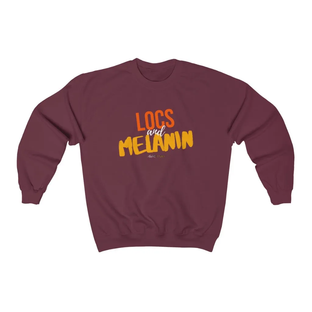 LOCS and MELANIN Unisex Sweatshirt