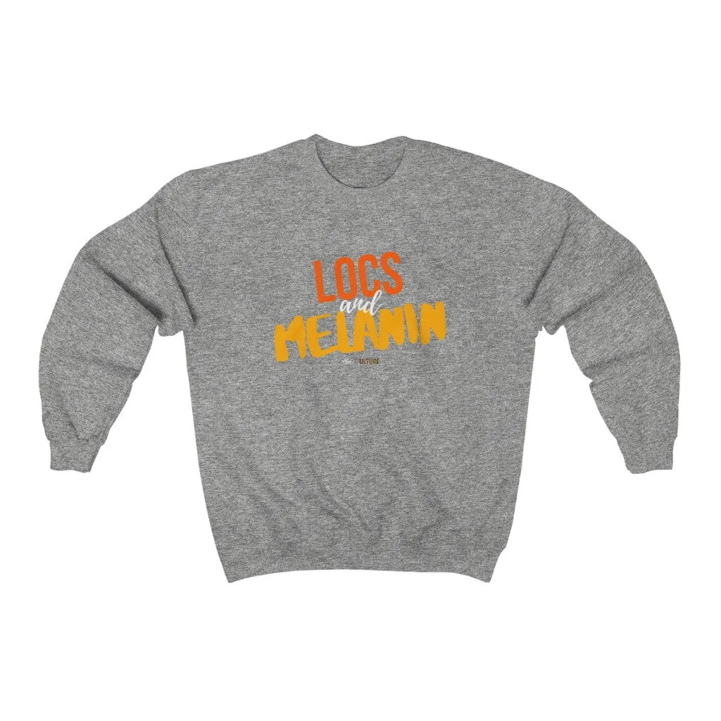 LOCS and MELANIN Unisex Sweatshirt