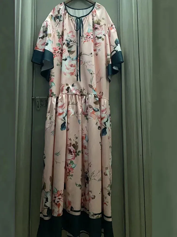 Lotus Leaf Loose Dress
