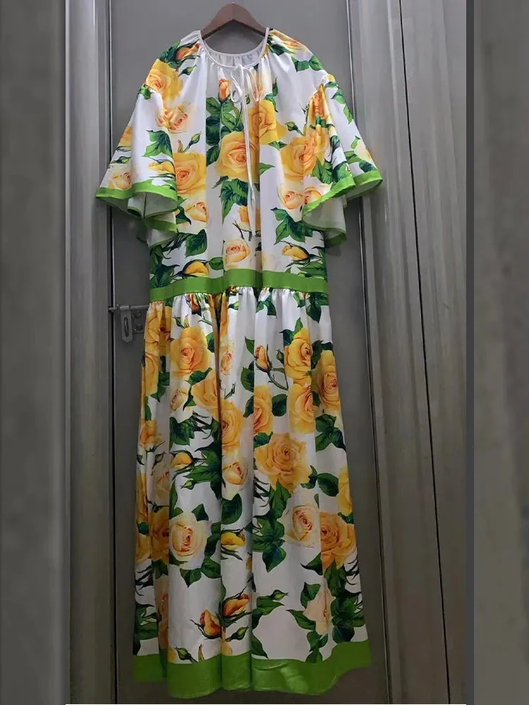 Lotus Leaf Loose Dress
