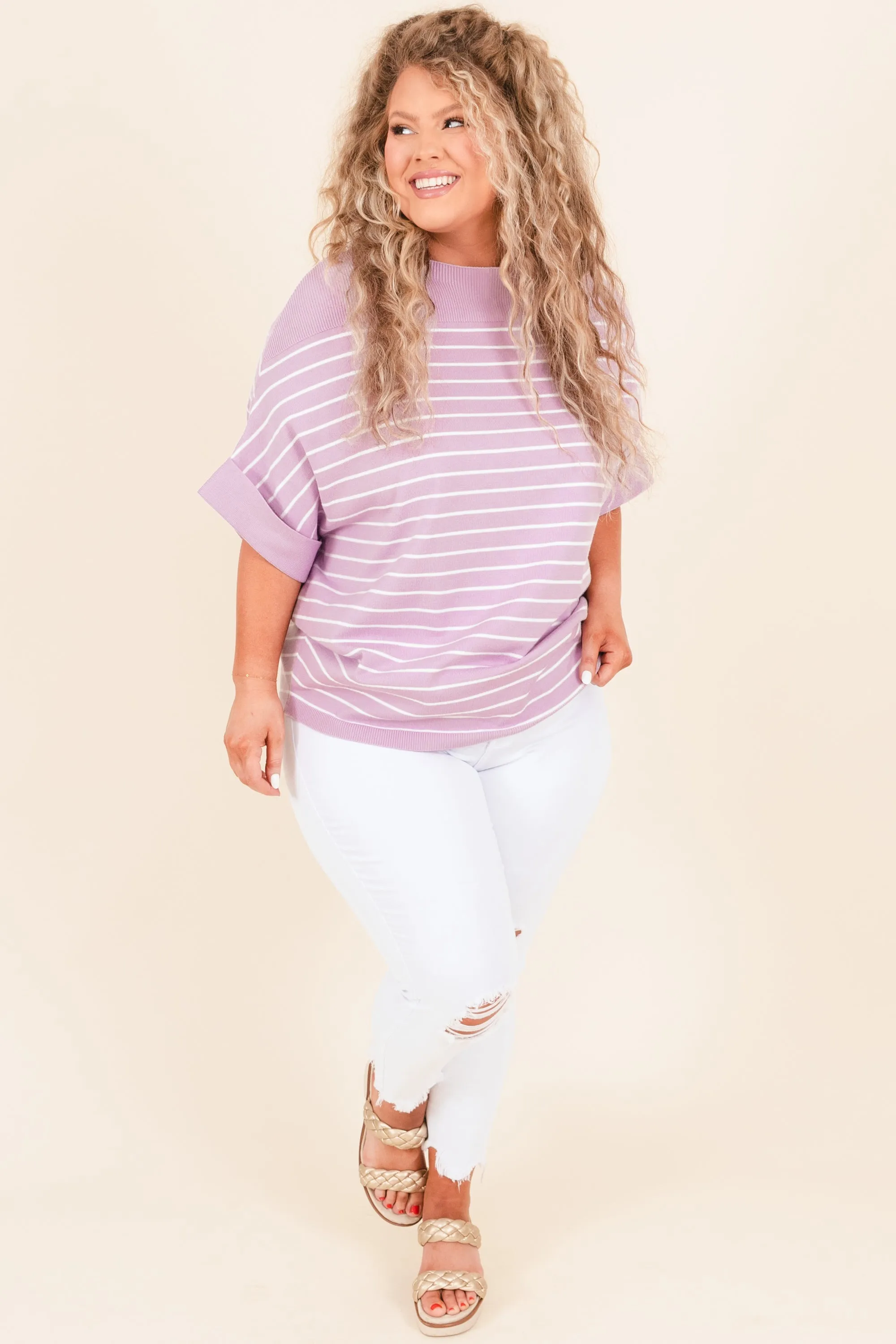 Love You, Mean It Top, Lilac