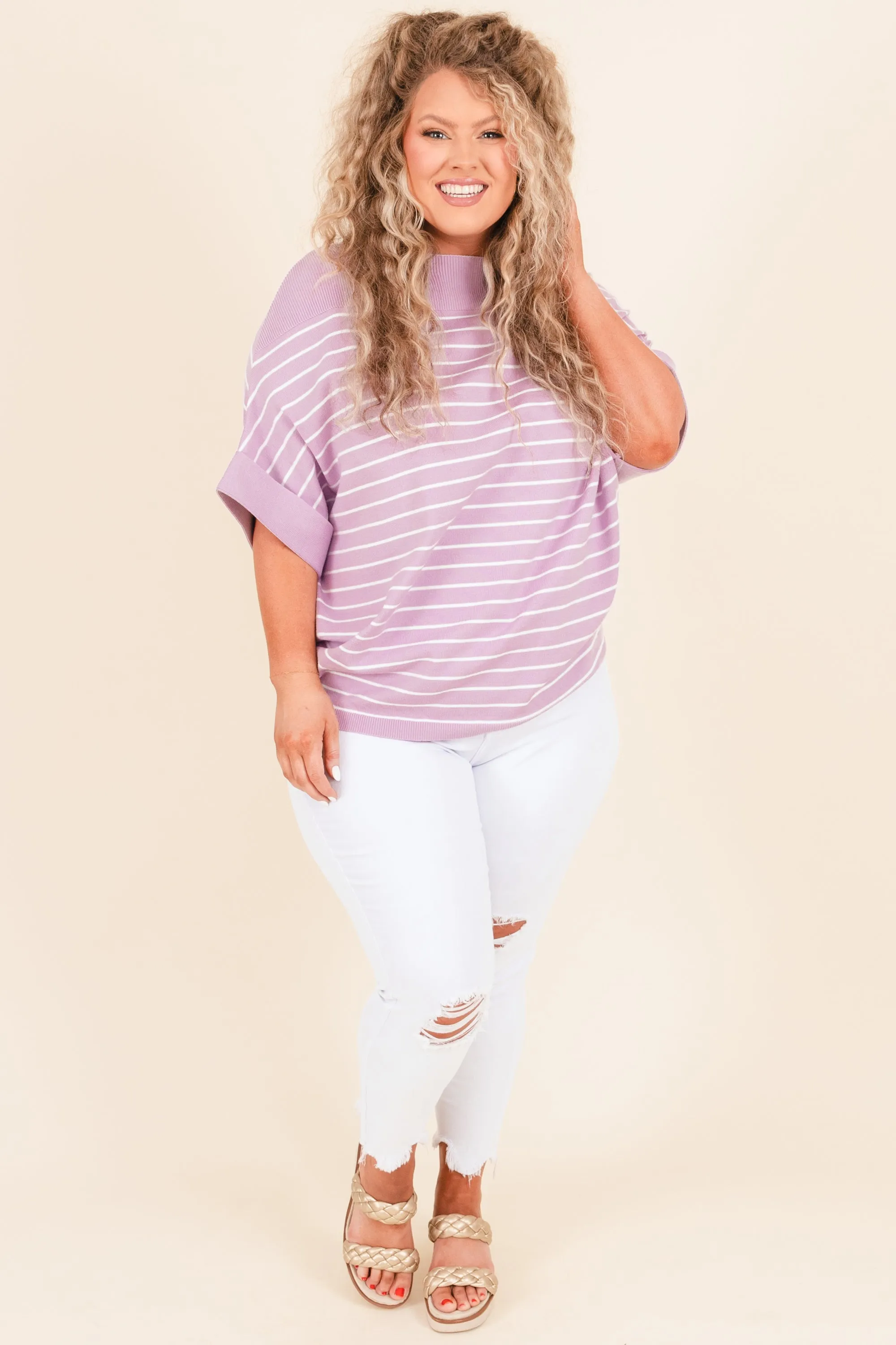 Love You, Mean It Top, Lilac
