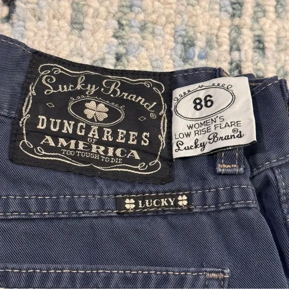 Lucky Brand Blue Flare Wide Leg Jeans