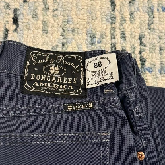 Lucky Brand Blue Flare Wide Leg Jeans