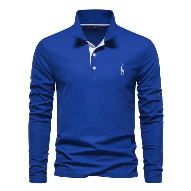 Lyle long-sleeve polo shirt