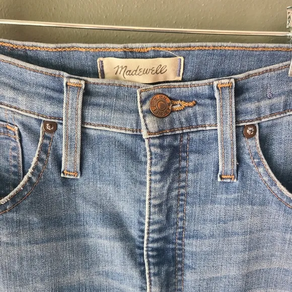 Madewell 11&quot; High Rise Skinny Jeans, Size 28
