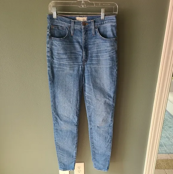 Madewell 11&quot; High Rise Skinny Jeans, Size 28
